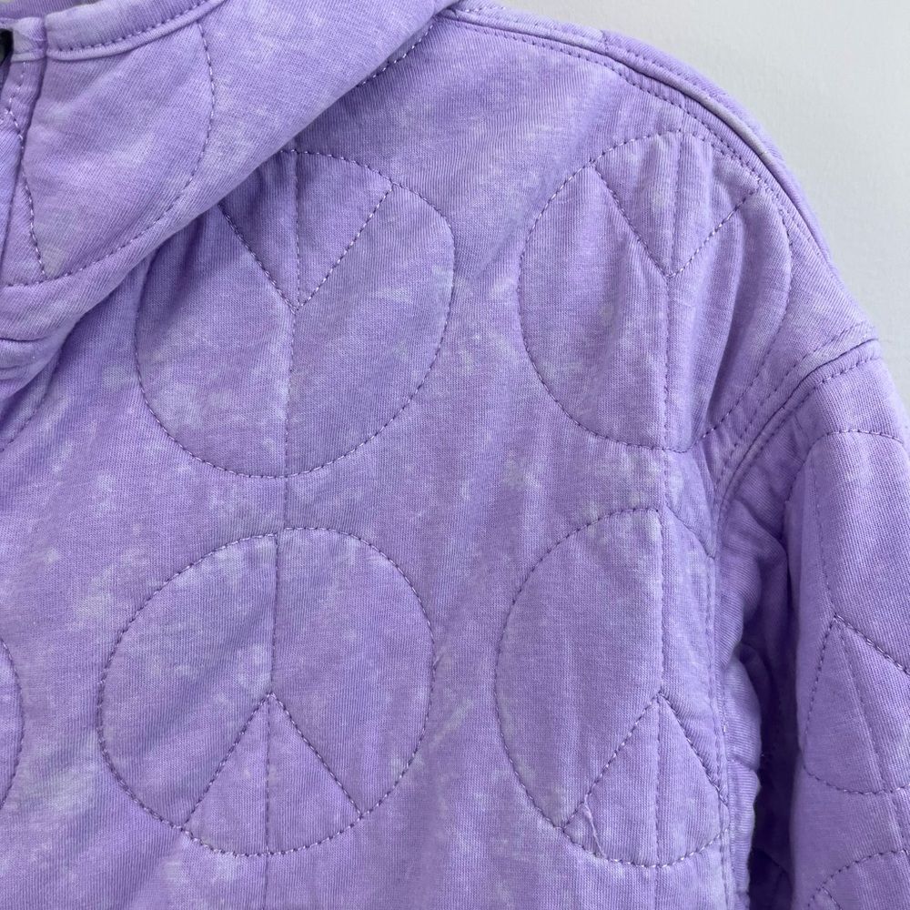 Lucky Brand Youth Light Weight Full Zip Hoodie (Lilac Breeze, 10/12 - Picture 8 of 9